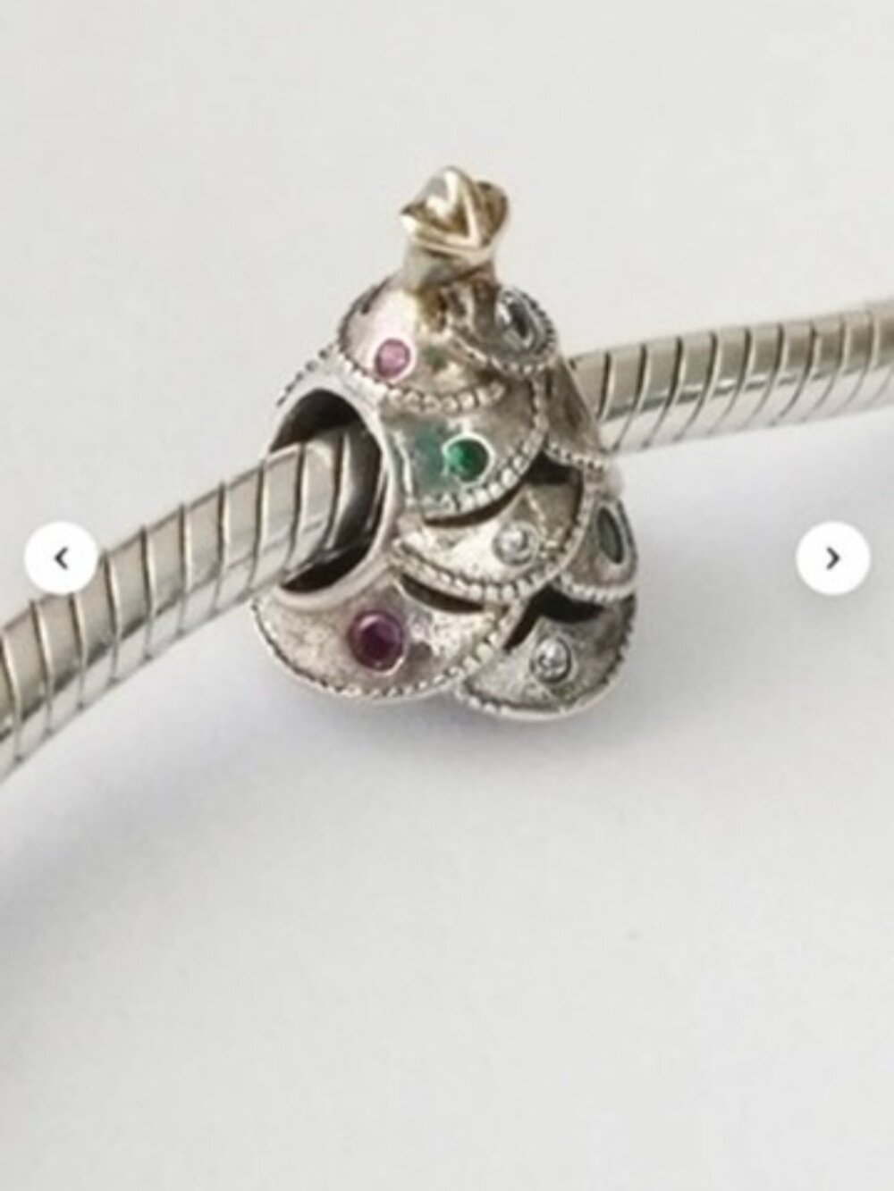 Pandora Christmas Tree with 14k Gold Star - RETIRED